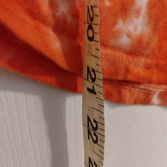 Ralph Lauren Orange and white tie dye top - Picture 4 of 6